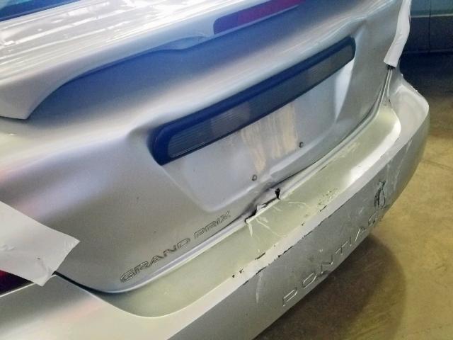 2G2WP522551124962 - 2005 PONTIAC GRAND PRIX SILVER photo 9