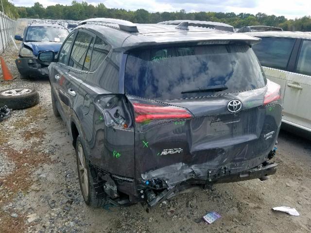 2T3DFREVXGW423473 - 2016 TOYOTA RAV4 LIMIT SILVER photo 3