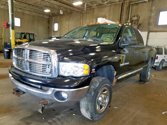 3D7LU38C84G157431 - 2004 DODGE RAM 3500 S BLACK photo 2