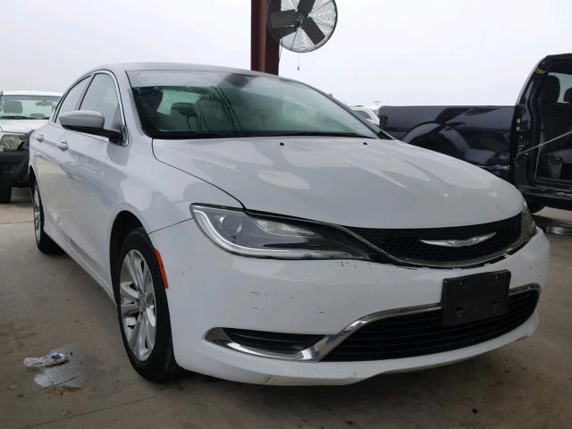 1C3CCCAB2FN657498 - 2015 CHRYSLER 200 LIMITE WHITE photo 1