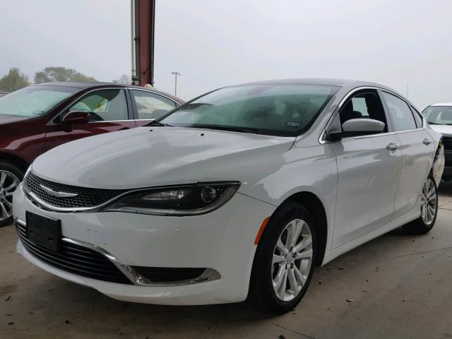 1C3CCCAB2FN657498 - 2015 CHRYSLER 200 LIMITE WHITE photo 2