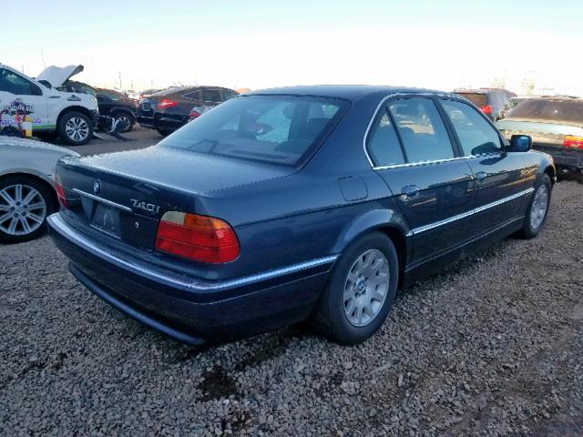 WBAGG8348YDN76993 - 2000 BMW 740 I AUTO CHARCOAL photo 4