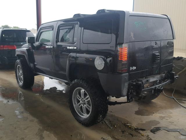 5GTEN13E588178397 - 2008 HUMMER H3 BLACK photo 3