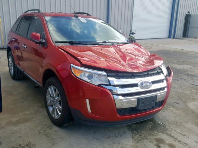 2FMDK3JC2BBA96507 - 2011 FORD EDGE SEL RED photo 1