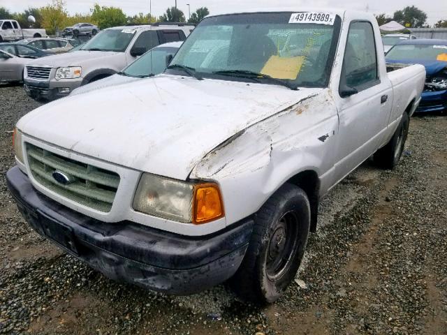 1FTYR10U71TA08193 - 2001 FORD RANGER WHITE photo 2