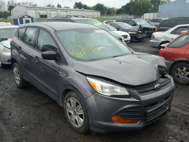 1FMCU0F75EUA51396 - 2014 FORD ESCAPE S GRAY photo 1