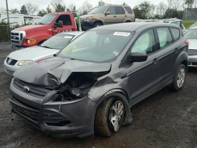 1FMCU0F75EUA51396 - 2014 FORD ESCAPE S GRAY photo 2