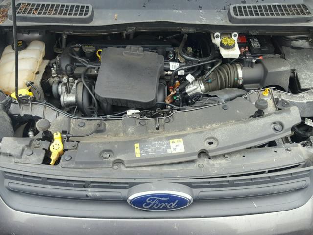 1FMCU0F75EUA51396 - 2014 FORD ESCAPE S GRAY photo 7