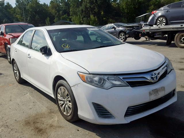 4T1BD1FK9DU076032 - 2013 TOYOTA CAMRY HYBR WHITE photo 1