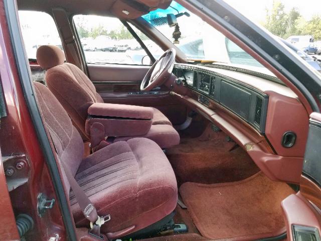 1G4HP52K0VH619602 - 1997 BUICK LESABRE CU BURGUNDY photo 5