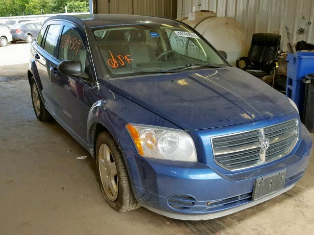 1B3HB48C69D149541 - 2009 DODGE CALIBER SX BLUE photo 1