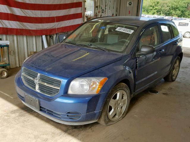 1B3HB48C69D149541 - 2009 DODGE CALIBER SX BLUE photo 2