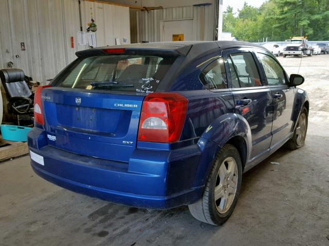 1B3HB48C69D149541 - 2009 DODGE CALIBER SX BLUE photo 4