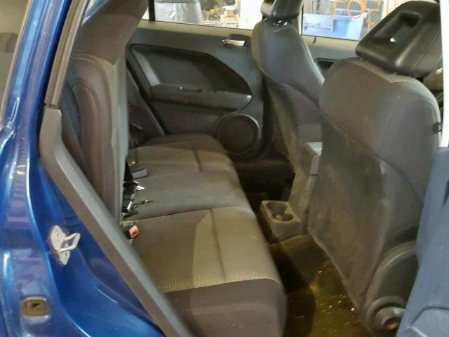 1B3HB48C69D149541 - 2009 DODGE CALIBER SX BLUE photo 6