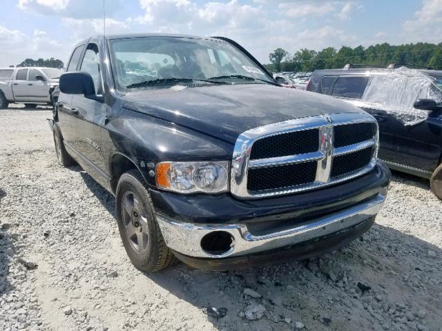 1D7HA18N75S215284 - 2005 DODGE RAM 1500 S BLACK photo 1