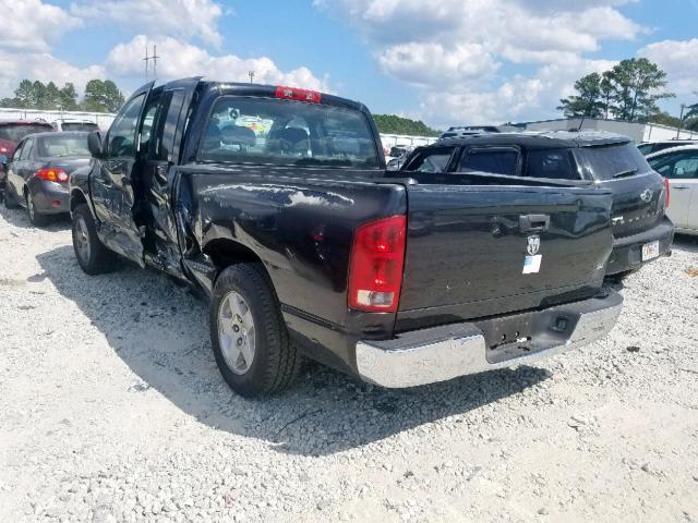 1D7HA18N75S215284 - 2005 DODGE RAM 1500 S BLACK photo 3