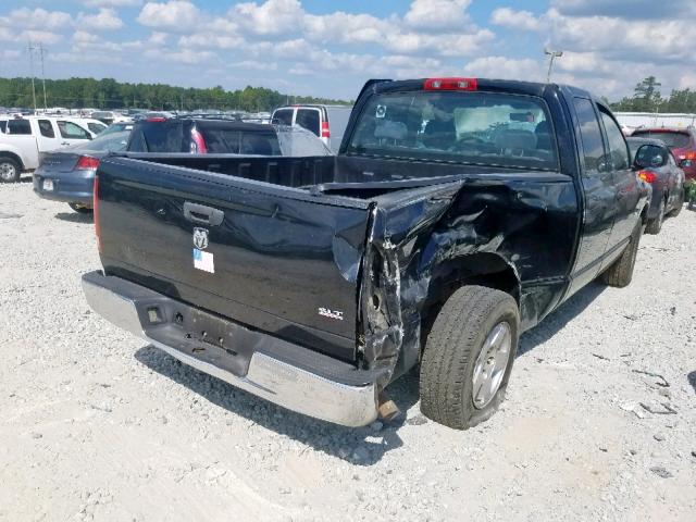 1D7HA18N75S215284 - 2005 DODGE RAM 1500 S BLACK photo 4