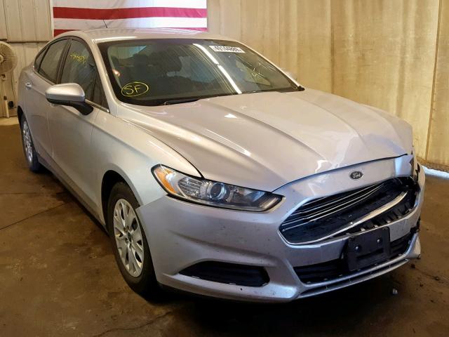 3FA6P0G73DR361761 - 2013 FORD FUSION S SILVER photo 1