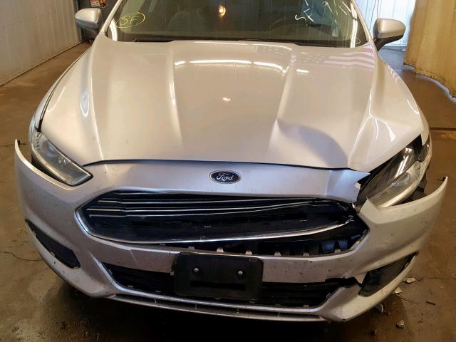 3FA6P0G73DR361761 - 2013 FORD FUSION S SILVER photo 9