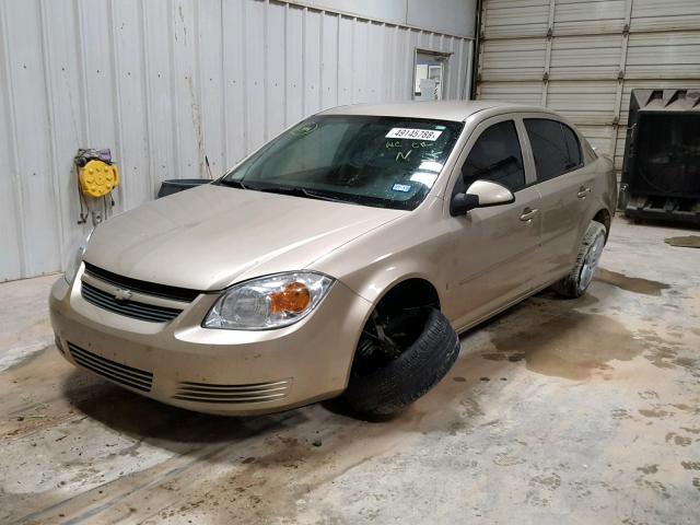 1G1AL58F987240533 - 2008 CHEVROLET COBALT LT TAN photo 2