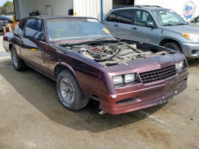 1G1GZ37G8GR120460 - 1986 CHEVROLET MONTE CARL PURPLE photo 1