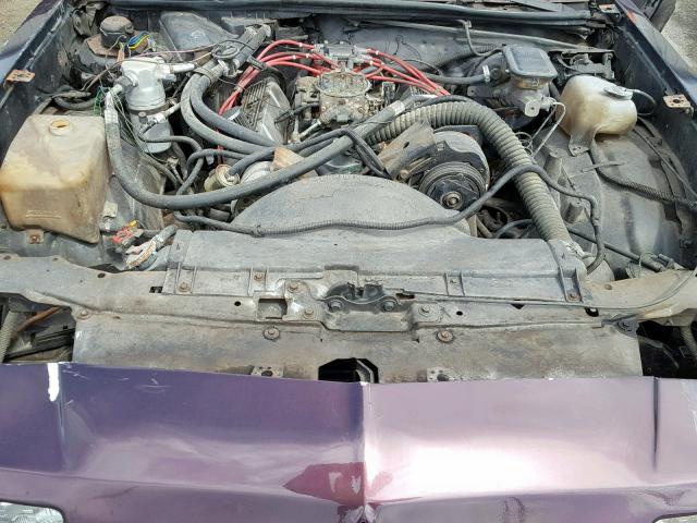 1G1GZ37G8GR120460 - 1986 CHEVROLET MONTE CARL PURPLE photo 7