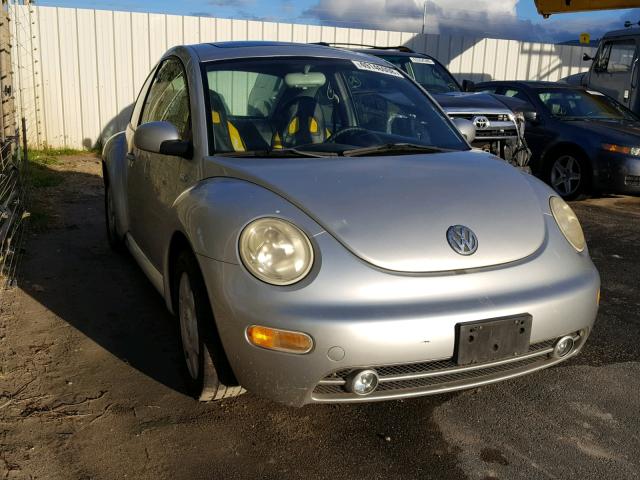 3VWCK21C31M437739 - 2001 VOLKSWAGEN NEW BEETLE SILVER photo 1