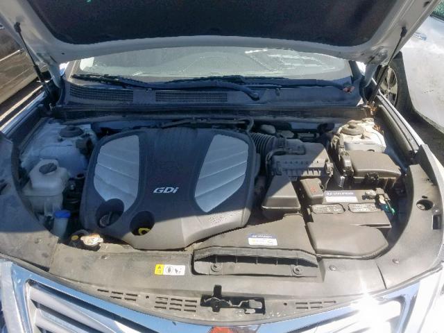 KMHFG4JG3DA266472 - 2013 HYUNDAI AZERA SILVER photo 7