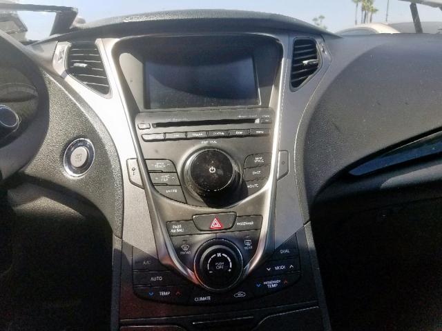 KMHFG4JG3DA266472 - 2013 HYUNDAI AZERA SILVER photo 9