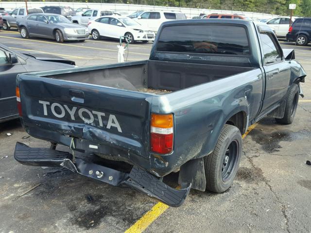 4TARN81A2NZ034082 - 1992 TOYOTA PICKUP 1/2 GREEN photo 4