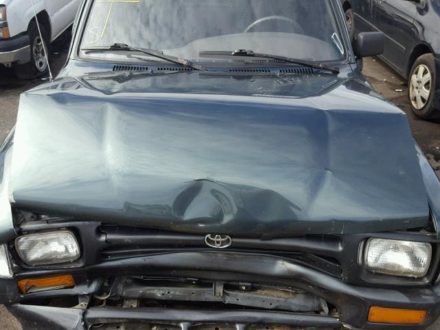 4TARN81A2NZ034082 - 1992 TOYOTA PICKUP 1/2 GREEN photo 7