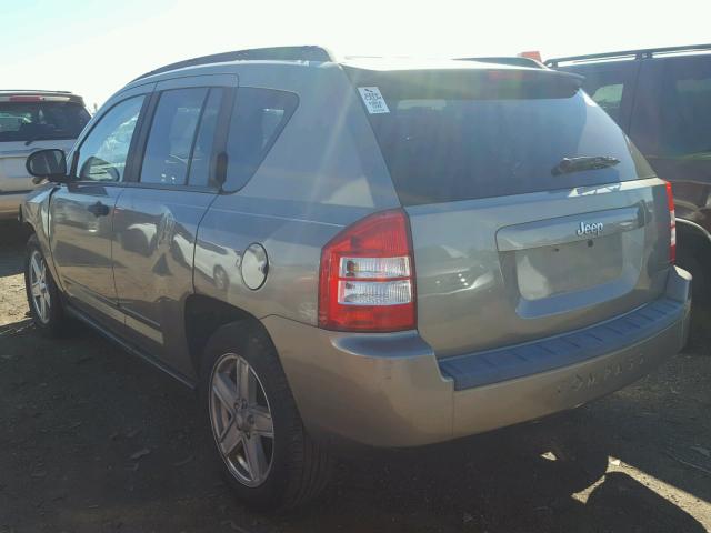 1J8FT47W98D694087 - 2008 JEEP COMPASS SP Qəhvəyi foto 3