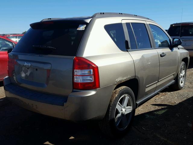 1J8FT47W98D694087 - 2008 JEEP COMPASS SP Qəhvəyi foto 4
