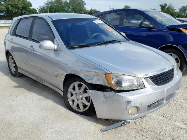 KNAFE161355067619 - 2005 KIA SPECTRA5 SILVER photo 1