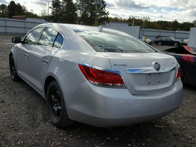 1G4GB5EG2AF142873 - 2010 BUICK LACROSSE C SILVER photo 3