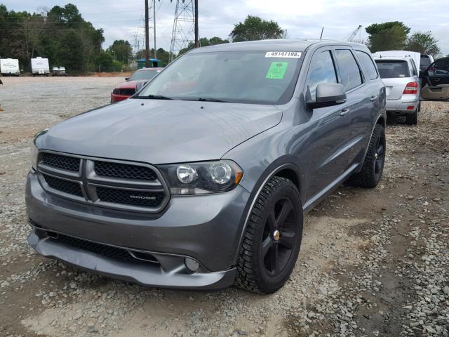 1C4SDJCT9CC116907 - 2012 DODGE DURANGO R/ GRAY photo 2