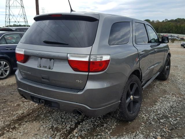 1C4SDJCT9CC116907 - 2012 DODGE DURANGO R/ GRAY photo 4