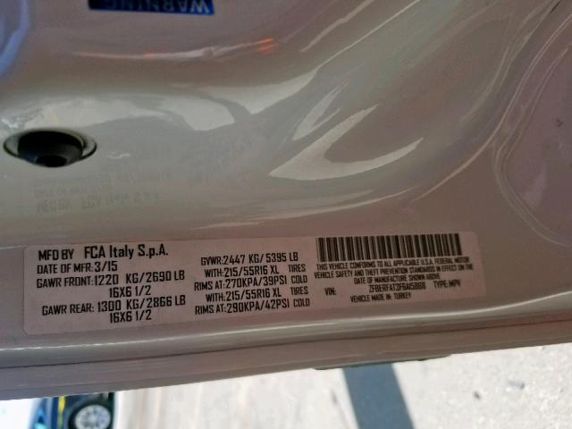 ZFBERFAT3F6A15868 - 2015 RAM PROMASTER Ağ foto 10