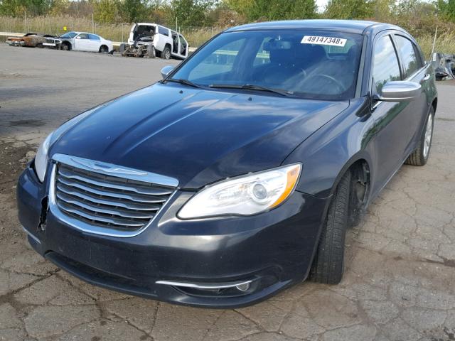 1C3CCBCG8DN602621 - 2013 CHRYSLER 200 LIMITE BLACK photo 2