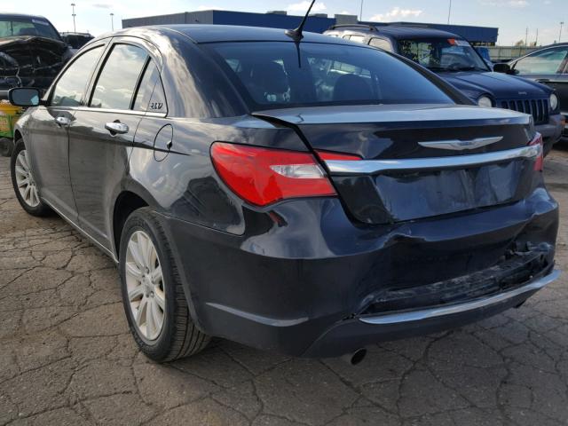 1C3CCBCG8DN602621 - 2013 CHRYSLER 200 LIMITE BLACK photo 3