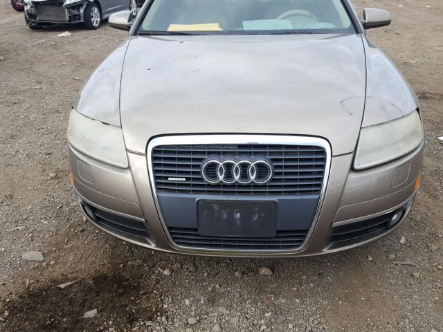 WAUDG74F75N052222 - 2005 AUDI A6 3.2 QUA TAN photo 10