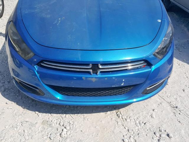 1C3CDFDH3FD247698 - 2015 DODGE DART SE AE BLUE photo 9