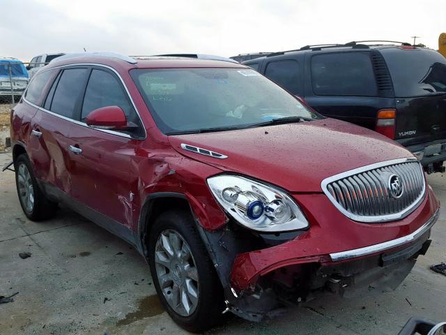 5GAKRDEDXCJ116758 - 2012 BUICK ENCLAVE MAROON photo 1