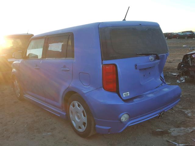 JTLZE4FE0A1115846 - 2010 TOYOTA SCION XB Mavi foto 3