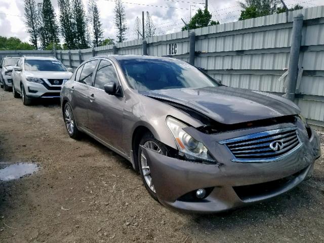 JN1CV6AP9BM508222 - 2011 INFINITI G37 BASE GOLD photo 1