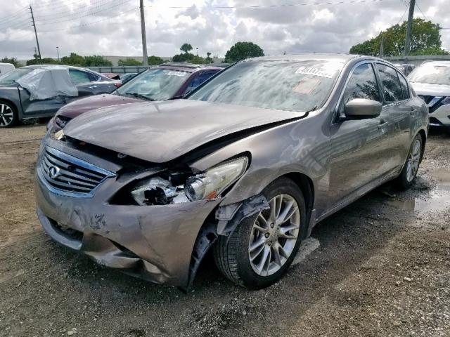 JN1CV6AP9BM508222 - 2011 INFINITI G37 BASE GOLD photo 2