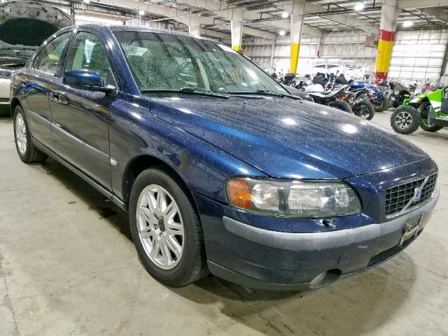 YV1RS59V942358487 - 2004 VOLVO S60 2.5T BLUE photo 1