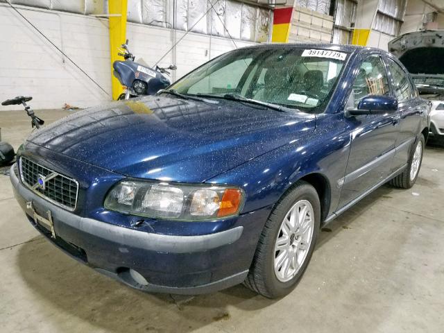 YV1RS59V942358487 - 2004 VOLVO S60 2.5T BLUE photo 2