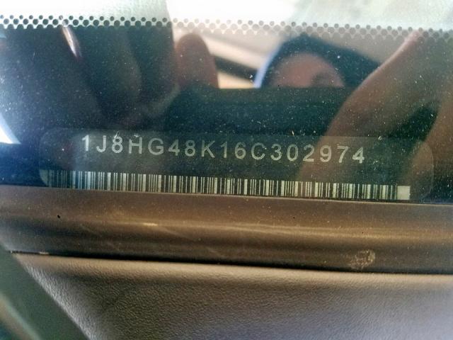 1J8HG48K16C302974 - 2006 JEEP COMMANDER 棕色 照片 10