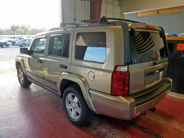1J8HG48K16C302974 - 2006 JEEP COMMANDER 棕色 照片 3